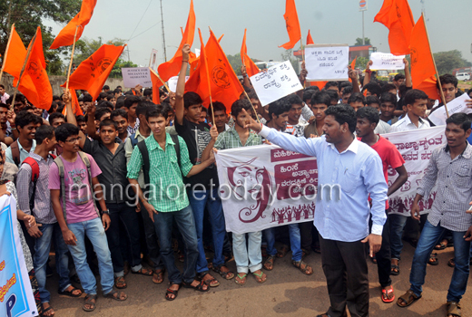 ABVP protest  1